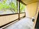 Private patio space with trees provides a tranquil outdoor retreat, perfect for relaxing at 14720 E Kentucky Dr # 611, Aurora, CO 80012