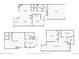 First floor layout featuring a kitchen, living room, and bedroom at 7580 S Monaco Way, Centennial, CO 80112