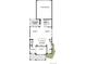Detailed first floor plan showcasing the kitchen, study, and two car garage at 21034 E 63Rd Dr, Aurora, CO 80019