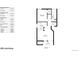 A detailed floor plan showcases a one-bedroom apartment layout with kitchen, living room, bath, and patio at 12360 W Nevada Pl # 101, Lakewood, CO 80228