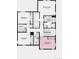Second floor plan featuring bedrooms and bathrooms at 39713 Penn Rd, Elizabeth, CO 80107