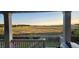 Deck overlooking a beautiful golf course landscape at 1210 Horsetail Loop, Elizabeth, CO 80107