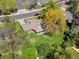 Aerial view of home showcases its location, landscaping, and proximity to the surrounding neighborhood at 3560 S Glencoe St, Denver, CO 80237