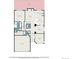 Detailed first-floor layout with living room, kitchen, primary bedroom, garage and patio, showing dimensions at 6230 Snowberry Ave, Firestone, CO 80504