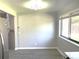 Bright dining area with large window, and hard surface floors at 1299 S Brentwood Way, Lakewood, CO 80232