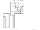 Detailed floor plan showcases the layout of the home, highlighting room dimensions and spatial relationships at 6212 Kilmer Loop # 202, Golden, CO 80403