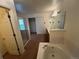 Bright bathroom with double vanity, soaking tub, and separate shower at 10129 Grove Ct # B, Westminster, CO 80031
