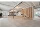 Unfinished basement offers a blank canvas with concrete floor, visible framework, and potential for customized living space at 5622 Shadescale Way, Castle Rock, CO 80104