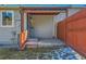 Small patio area with access to backyard at 15843 E 13Th Ave, Aurora, CO 80011