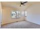 Bright bedroom with vaulted ceiling and ceiling fan at 15843 E 13Th Ave, Aurora, CO 80011