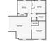 Detailed floor plan showcasing bedrooms, Gathering room, laundry room and bathroom layout at 2504 S Yates St, Denver, CO 80219