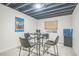Finished basement area featuring a game table and exposed ceiling at 12133 Crabapple St, Broomfield, CO 80020