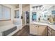 Bright main bathroom features a soaking tub, walk-in closet, and single sink vanity at 12133 Crabapple St, Broomfield, CO 80020