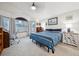 Bright and airy main bedroom featuring a unique ceiling and large window at 12133 Crabapple St, Broomfield, CO 80020