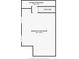 Floor plan displaying the unfinished basement, offering ample storage and customization potential for future homeowners at 8049 Monte Vista Cir, Littleton, CO 80125