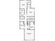 Detailed floor plan showcasing the layout of the second floor, including bedrooms, bathrooms, and laundry room at 8049 Monte Vista Cir, Littleton, CO 80125