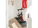 Dedicated home gym space with exercise bike, providing a convenient and private workout area at 8240 E 36Th Ave # 33, Denver, CO 80238