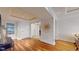 Elegant entrance foyer with hardwood floors and modern design elements at 1891 Curtis St # 1613, Denver, CO 80202