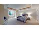 The expansive main bedroom boasts a large window offering abundant natural light and beautiful city views at 1891 Curtis St # 1613, Denver, CO 80202
