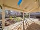 Outdoor deck with skylights, providing ample space for relaxation and backyard views at 3790 E Geddes Ave, Centennial, CO 80122