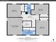 Second floorplan features bedrooms, bathrooms, hall, and walk-in closet for upper-level layout and design at 3790 E Geddes Ave, Centennial, CO 80122