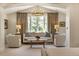 Cozy living room with ample light from the large window and a central seating arrangement at 15 South Ln, Cherry Hills Village, CO 80113