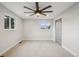 Bedroom featuring carpet, recessed lighting and two windows at 9435 Osceola St, Westminster, CO 80031