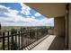 Enjoy beautiful views from this large, sunny balcony at 14390 E Marina Dr # 601, Aurora, CO 80014