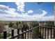 Spacious balcony area with great views of the neighborhood and trees at 14390 E Marina Dr # 601, Aurora, CO 80014
