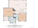 Second floor layout highlighting the primary bedroom with ensuite bathroom and walk-in closet at 2608 S Troy Ct, Aurora, CO 80014