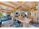 Open-concept dining area seamlessly connected to the kitchen and living room at 1057 Reed Ranch Rd, Boulder, CO 80302