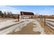Detached garage with basketball court at 10385 Grande Vista Ct, Lone Tree, CO 80124