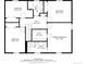Floor plan of upper level featuring bedrooms, bathrooms and walk in closet at 7414 S Monroe Ct, Centennial, CO 80122