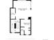 Floor plan featuring the primary bedroom, walk-in closet, and primary bath at 3615 Navajo St, Denver, CO 80211