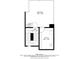 Floor plan showing layout of the fourth floor with balcony at 3615 Navajo St, Denver, CO 80211