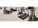 Spacious basement with exercise equipment, a table with chairs, and recessed lighting at 9556 Kemper Dr, Lone Tree, CO 80124