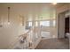 Second-floor landing with view of hardwood floor, staircase, and open space at 475 Hampstead Ave, Castle Rock, CO 80104