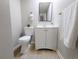 Clean, well-lit bathroom with vanity and updated fixtures at 3061 W 92Nd Ave # 2D, Westminster, CO 80031