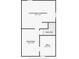 Detailed floor plan outlining the Gathering room, office, laundry room and staircase of the house at 3061 W 92Nd Ave # 2D, Westminster, CO 80031