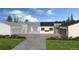New construction home with stone accents, a three-car garage, and a concrete driveway at 1929 Grayside Cir, Castle Rock, CO 80109