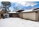 Detached garage with additional storage shed in backyard at 2610 S Vine St, Denver, CO 80210