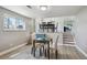 Finished basement features a cozy dining nook and view into the upper level at 3406 E Fair Pl, Centennial, CO 80121