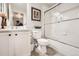 Cozy bathroom with vanity, toilet, and shower at 1382 Braewood Ave, Highlands Ranch, CO 80129