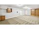 Finished basement with built-in shelving and storage at 13765 W 6 Pl, Golden, CO 80401