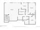 Basement floor plan shows bonus rooms, storage, and a bathroom in detail at 3562 Pine Meadow Ave, Parker, CO 80138