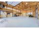 Spacious outbuilding interior, fully insulated with smooth floor, ready for a workshop or storage needs at 3562 Pine Meadow Ave, Parker, CO 80138