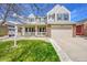 Charming two-story home with a cozy front porch and well-manicured lawn at 13325 W 86Th Dr, Arvada, CO 80005