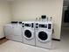 Convenient on-site laundry room featuring modern, efficient washer and dryer units for residents' use at 7495 E Quincy Ave # 205, Denver, CO 80237