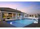 Backyard with swimming pool featuring lighted water features and direct access to the entertainment space at 14712 Kalamath Ct, Westminster, CO 80023