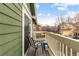 Outdoor patio with seating and relaxing views at 19437 E Mann Creek Dr # A, Parker, CO 80134